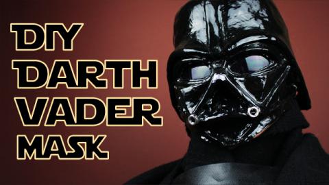  DIY Darth Vader Paper Mache Mask 